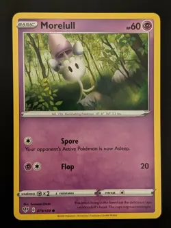 Pokemon TCG Common Morelull 79/189 S&S: Darkness Ablaze Mint/NM Condition - Image 1
