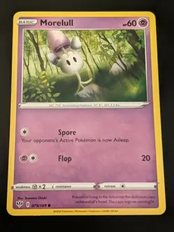 Pokemon TCG Common Morelull 79/189 S&S: Darkness Ablaze Mint/NM Condition - Image 2