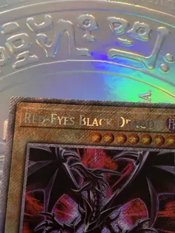 YuGiOh! Red-Eyes Black Dragon RA03-EN081 Platinum Secret Rare 1st Edition NM - Image 3