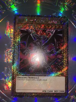 YuGiOh! Red-Eyes Black Dragon RA03-EN081 Platinum Secret Rare 1st Edition NM - Image 4