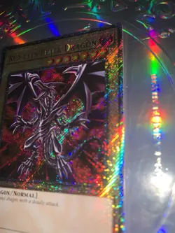 YuGiOh! Red-Eyes Black Dragon RA03-EN081 Platinum Secret Rare 1st Edition NM - Image 5