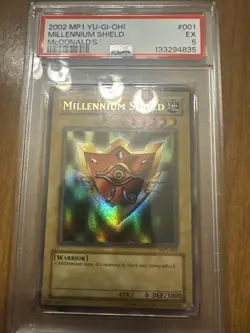 Yu-Gi-Oh! 2002 McDonald's Promos Millennium Shield MP1-001 Grade 5 - Image 1