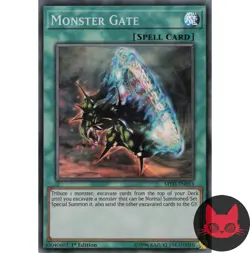 Yugioh Monster Gate MYFI-EN053 Super Rare 1st Edition NM - Image 1