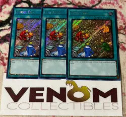 3x (M/NM) - Fossil Dig - RA01-EN053 - Platinum Secret Rare - 1st Edition YuGiOh - Image 1