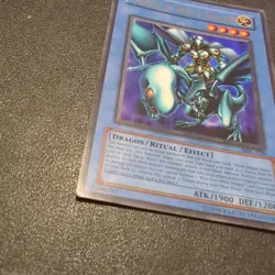 YuGiOh Paladin Of The White Dragon MFC-026 Card Used Holographic YuGiOh Card - Image 2