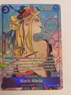 Black Maria (Illustration Box Vol.2) OP08-074 One Piece Promotion Cards Foil NM - Image 1