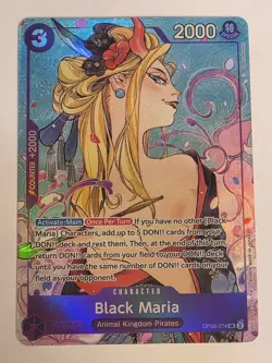Black Maria (Illustration Box Vol.2) OP08-074 One Piece Promotion Cards Foil NM - Image 2
