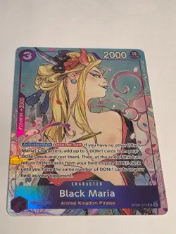 Black Maria (Illustration Box Vol.2) OP08-074 One Piece Promotion Cards Foil NM - Image 3
