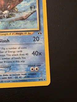 Kabutops Neo Discovery Holo Card 6/75 Free Shipping Rare - Image 3