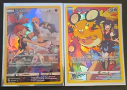 Torkoal 237/236 & Dedenne TG07/TG30 Secret Rare Near Mint Pokemon Cards - Image 1