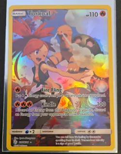 Torkoal 237/236 & Dedenne TG07/TG30 Secret Rare Near Mint Pokemon Cards - Image 2
