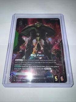 BIG ZAM R+ GUNDAM CARD GAME NEWTYPE RISING ALT ART - Image 1