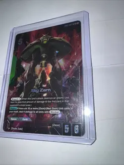 BIG ZAM R+ GUNDAM CARD GAME NEWTYPE RISING ALT ART - Image 2