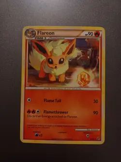 Flareon Undaunted Regular Card 26/90 Pokemon TCG - Image 1