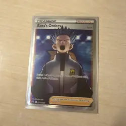 Boss's Orders (Full Art) Promo SWSH: Sword & Shield Promo Cards SWSH251 NM - Image 1
