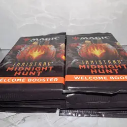 MAGIC THE GATHERING Innistrad Midnight Hunt Welcome booster PACK 12 LOT MTG NICE - Image 2