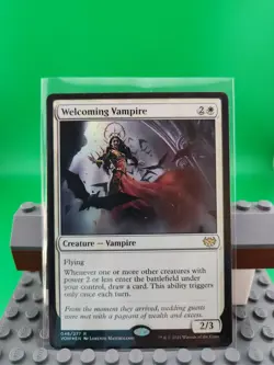 Magic The Gathering Welcoming Vampire Innistrad: Crimson Vow Foil - Image 1
