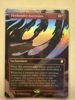 Firebender Ascension (Borderless) Avatar: The Last Airbender Foil - Image 1