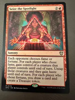 MTG Seize the Spotlight #179 Commander: Outlaws of Thunder Junction (OTC) NM - Image 1