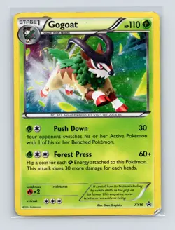 Pokemon TCG Gogoat - XY16 XY Promos Holo DMG - Image 1