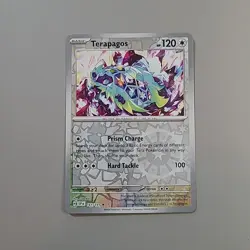 Terapagos - 161/191 - Rare - Reverse Holo NM, English Pokemon Surging Sparks - Image 1