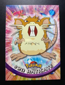 Raticate 20 Topps Pokemon Series 1 - TV Animation - Image 4