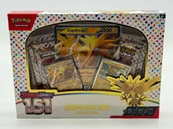 Pokemon TCG Scarlet & Violet 151 Zapdos ex Collection Box SEALED - Image 1