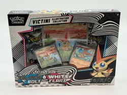 Pokemon SV Black Bolt & White Flare Victini Illustration Collection Box SEALED - Image 1