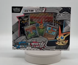 Pokemon SV Black Bolt & White Flare Victini Illustration Collection Box SEALED - Image 2