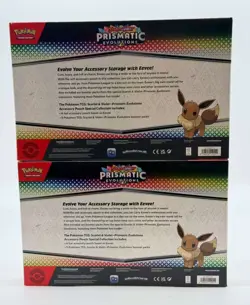 Lot of (2) Pokemon SV Prismatic Evolutions Accesory Pouch Special Box SEALED - Image 3
