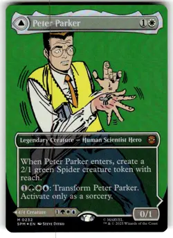 Peter Parker () (Borderless) M Marvel's Spider-Man 232 NM Foil - Image 1