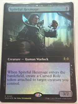 Spiteful Hexmage (Extended Art Foil) MTG: WOE *Pack Fresh* - Image 1