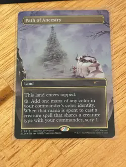 Path of Ancestry- Promo Rainbow Foil (SLD 0914) - Secret Lair Avatar: TLA MTG - Image 2