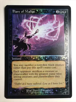 Flare of Malice Modern Horizons 3 Foil NM (Retro Frame) (See Pics) - Image 1