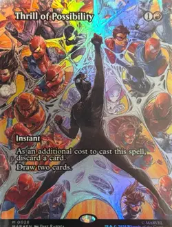 Thrill Of Possibility - 28 - MTG: Marvel’s Spider-Man - Borderless - FOIL - Image 2