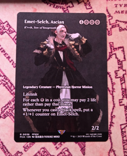MTG Emet-Selch, Ascian - K'rrik, Son of Yawgmoth Final Fantasy NM - Image 1