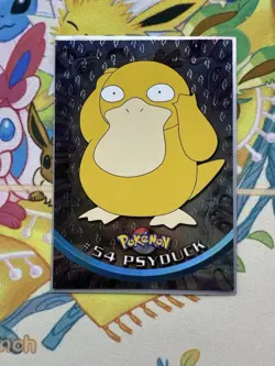1999 Topps Pokemon PSYDUCK #54 Holo Foil TV Animation Edition LP - Image 1