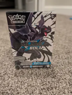 Pokemon TCG Scarlet & Violet Black Bolt SV10.5 Booster Bundle NEW Factory Sealed - Image 1