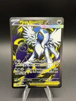Mega Absol ex 161/132 Ultra Rare Full Art Pokemon Card NM - Image 1