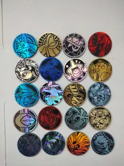 Pokemon TCG COIN LOT 20 coins - Image 1
