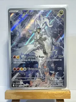 2025 Pokemon Journey Together N's Reshiram Illustration Rare 167/159 Non-Stamped - Image 1