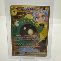 Pokemon TCG Ionos Bellibolt ex 188/159 Journey Together Gold Hyper Rare Card NM - Image 1