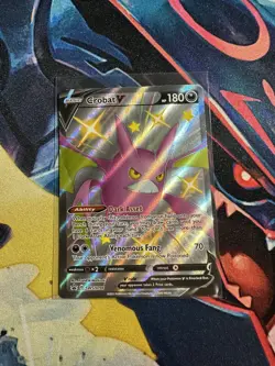 Crobat V Shiny Promo #SWSH098 POKEMON Shining Fates NM - Image 1