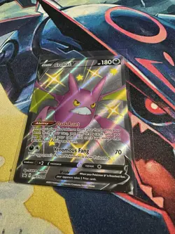 Crobat V Shiny Promo #SWSH098 POKEMON Shining Fates NM - Image 2