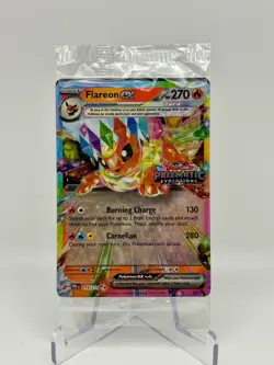SEALED Pokemon Prismatic Evolutions Flareon ex 014/131 Surprise Box - Image 1
