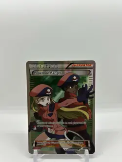 Pokemon Ranger (Full Art) 113/114 XY - Steam Siege Holo Trainer Near Mint - Image 1