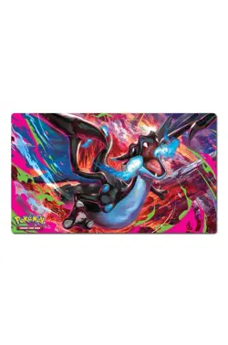 Mega Charizard X Board Game Pokemon Playmat Card Play Mat TCG CCG Pad Mousepad - Image 2