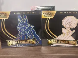 Pokemon TCG Mega Evolution Elite Trainer Box ETB Set of 2 New Sealed - Image 1