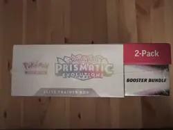Pokemon TCG Prismatic Evolutions ETB with Booster Bundle Costco 2-Pack Sealed - Image 5