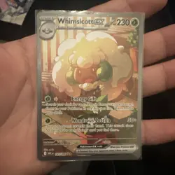 Pokemon Whimsicott EX ENGLISH SIR White Flare #165/086 Special Illustration Rare - Image 1